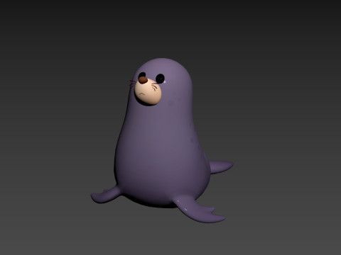 Character276 Seal 3D Model