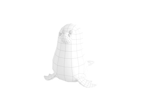 Character276 Seal 3D Model