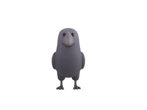 Character277 Crow 3D Model