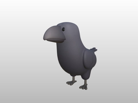 Character277 Crow 3D Модель