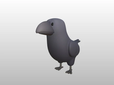 Character277 Crow 3D Model