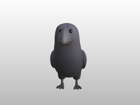 Character277 Crow 3D Model