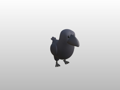 Character277 Crow 3D Модель