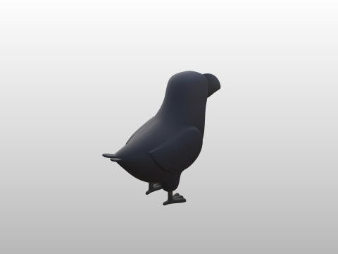 Character277 Crow 3D Модель