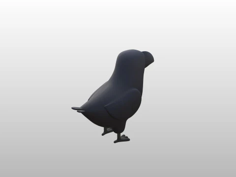 Character277 Crow 3D Model