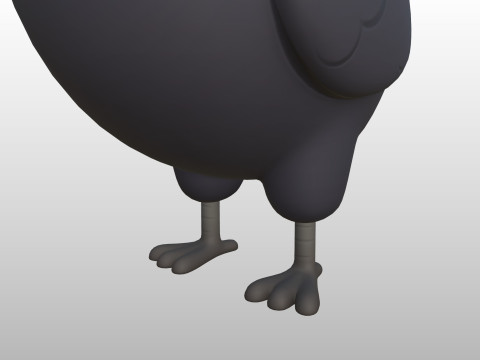 Character277 Crow 3D Модель