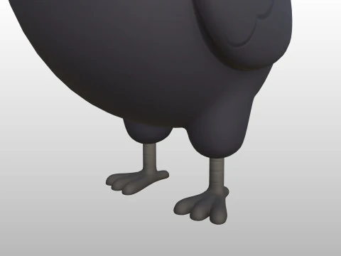 Character277 Crow 3D Model