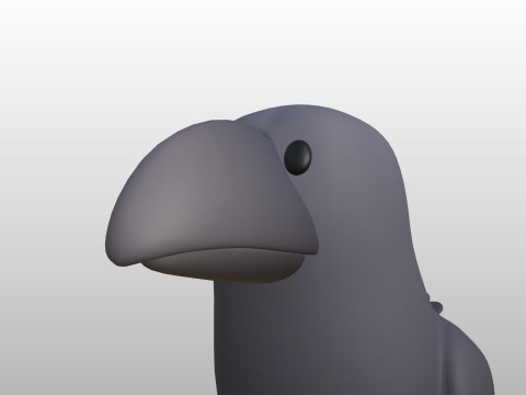 Character277 Crow 3D Модель