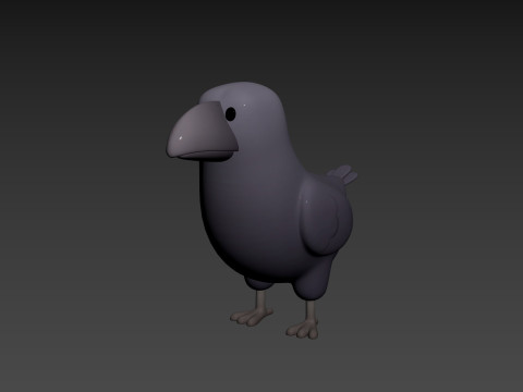 Character277 Crow 3D Модель