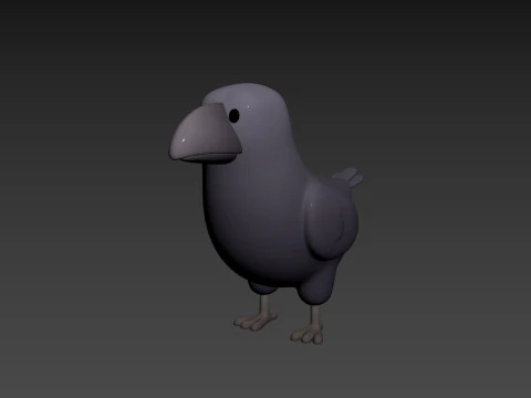 Character277 Crow 3D Model