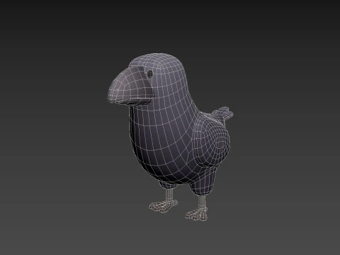 Character277 Crow 3D Model