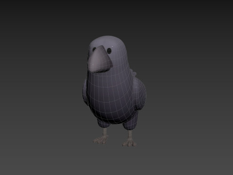 Character277 Crow 3D Модель