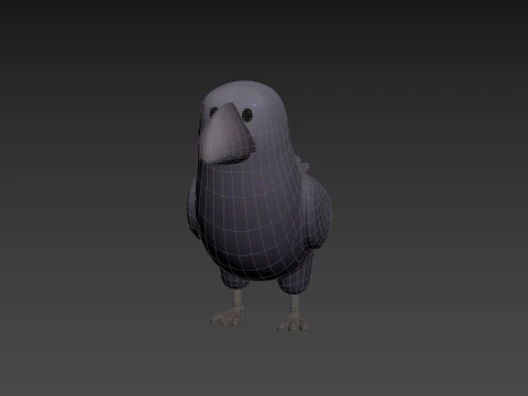 Character277 Crow 3D Model