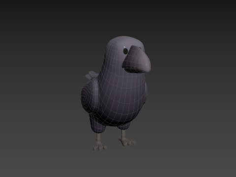 Character277 Crow 3D Модель