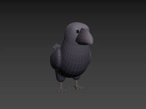 Character277 Crow 3D Model