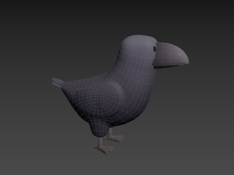 Character277 Crow 3D Модель