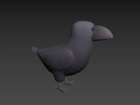 Character277 Crow 3D Model