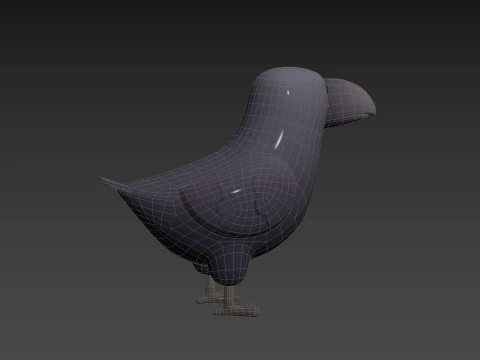 Character277 Crow 3D Model