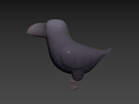 Character277 Crow 3D Модель