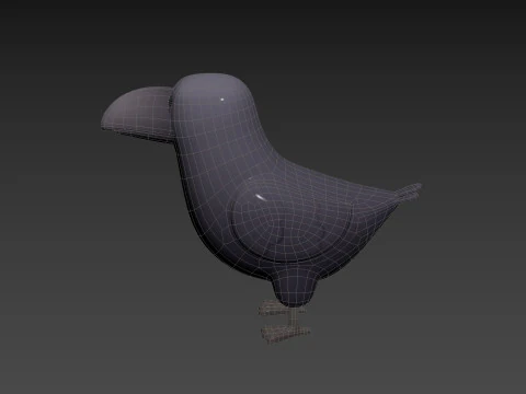 Character277 Crow 3D Model