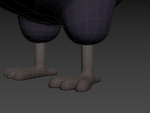 Character277 Crow 3D Модель