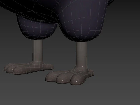 Character277 Crow 3D Model