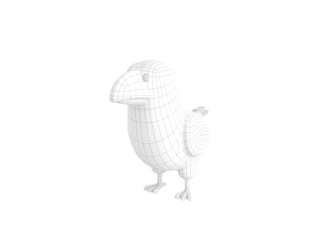 Character277 Crow 3D Модель