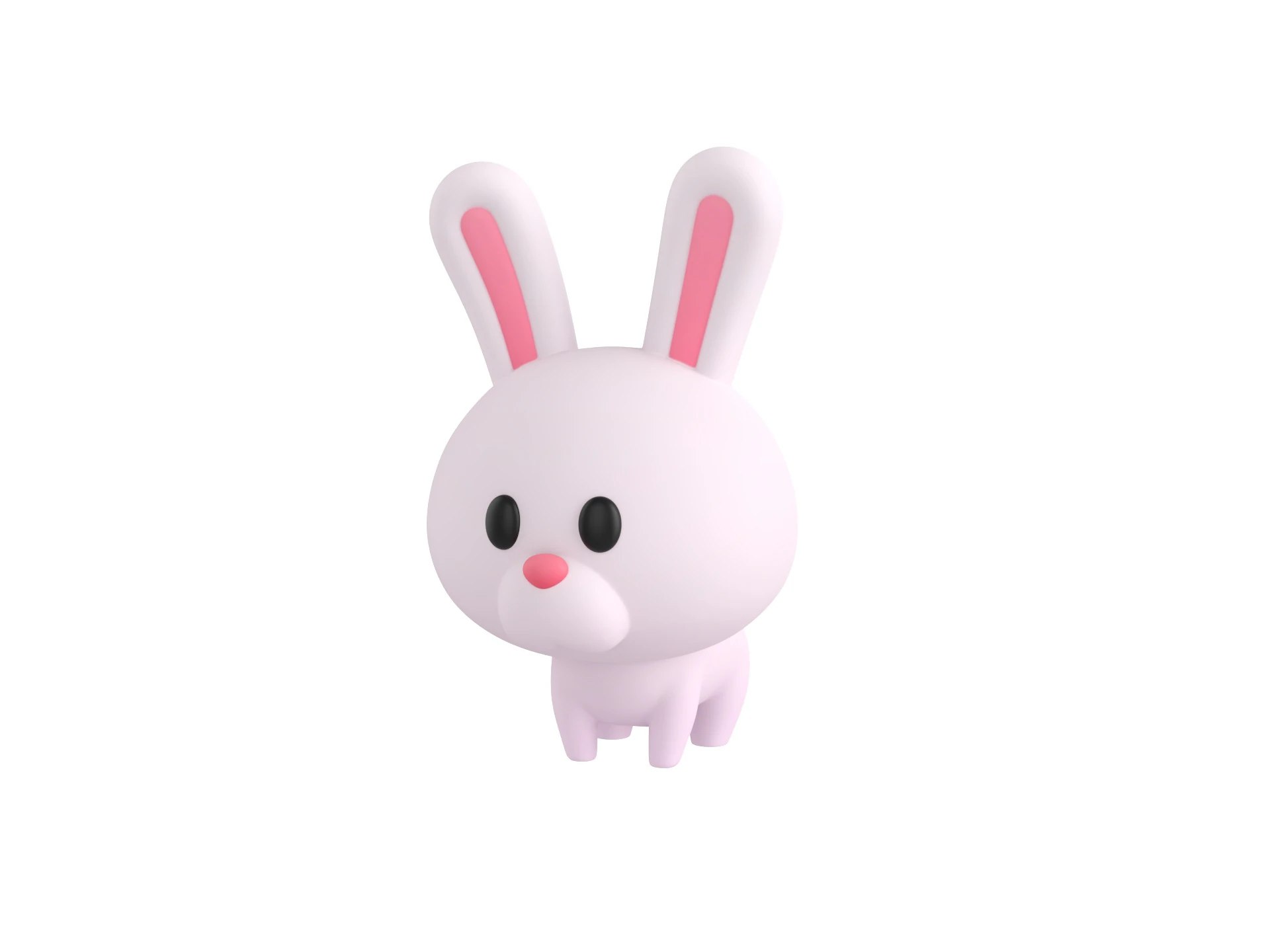 Character278 Rabbit 3D Model .c4d .max .obj .3ds .fbx .stl .blend 
