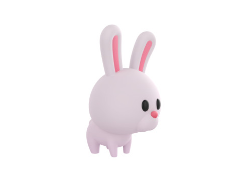 Character278 Rabbit 3Dモデル