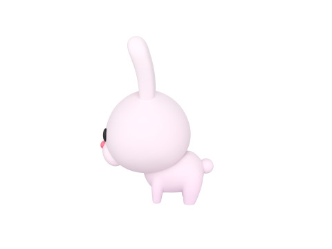 Character278 Rabbit 3Dモデル