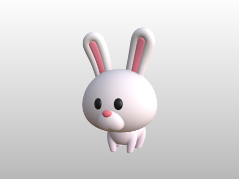 Character278 Rabbit 3Dモデル