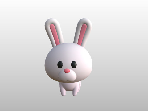 Character278 Rabbit 3Dモデル