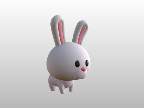 Character278 Rabbit 3Dモデル