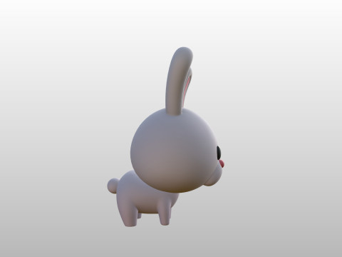 Character278 Rabbit 3Dモデル