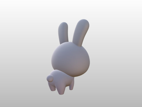 Character278 Rabbit 3Dモデル