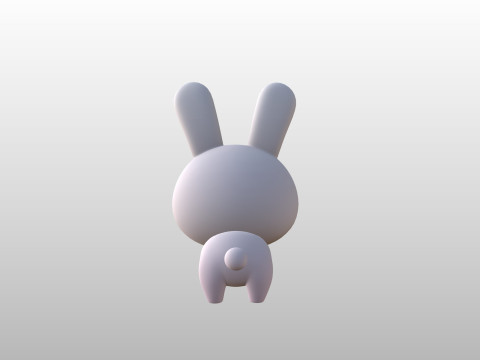 Character278 Rabbit 3Dモデル