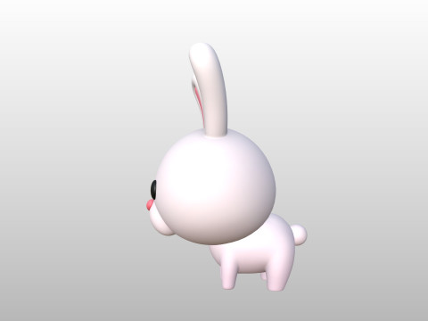 Character278 Rabbit 3Dモデル