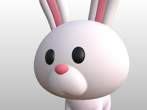 Character278 Rabbit 3Dモデル