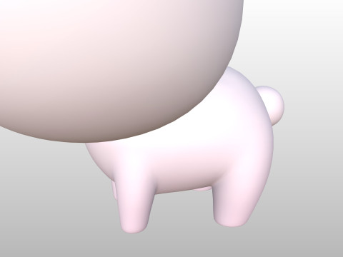 Character278 Rabbit 3Dモデル