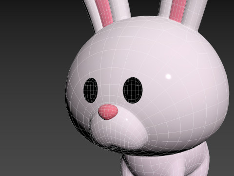 Character278 Rabbit 3Dモデル