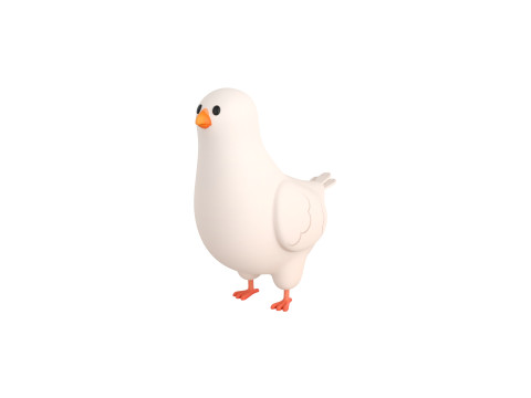 Character279 Dove 3D Model