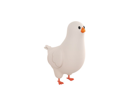 Character279 Dove Model 3D