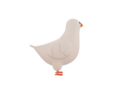 Character279 Dove Model 3D