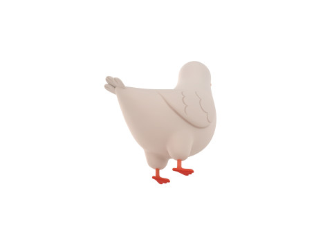 Character279 Dove Model 3D