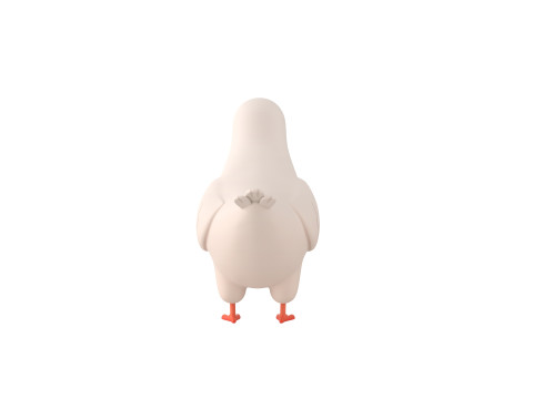 Character279 Dove Model 3D