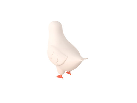 Character279 Dove Model 3D