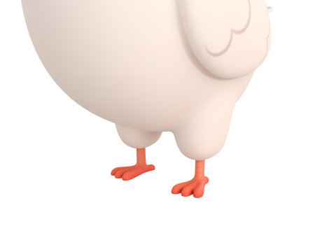 Character279 Dove Model 3D