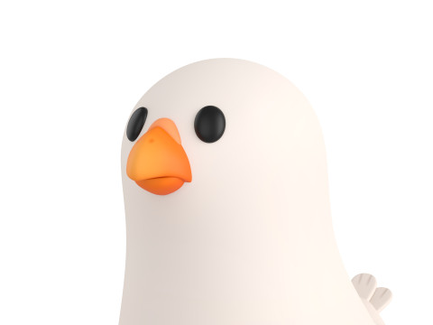 Character279 Dove Model 3D