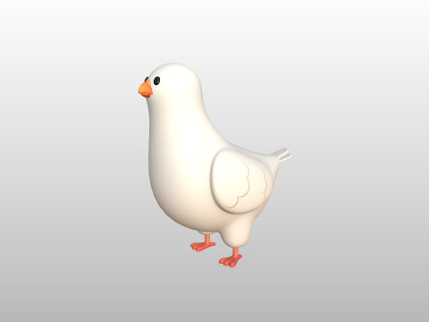 Character279 Dove Model 3D