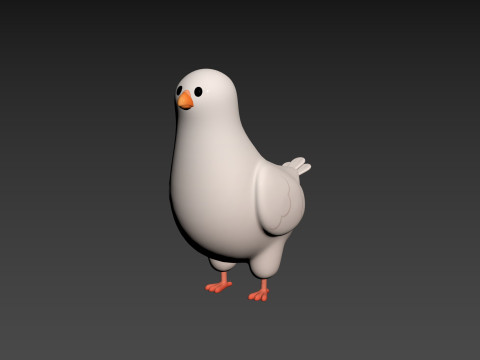 Character279 Dove Model 3D